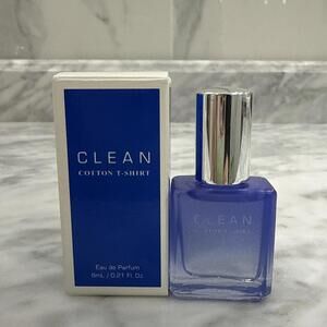 NIB Clean Cotton T-Shirt Women's Eau de Parfum 0.21 oz Travel Size Perfume